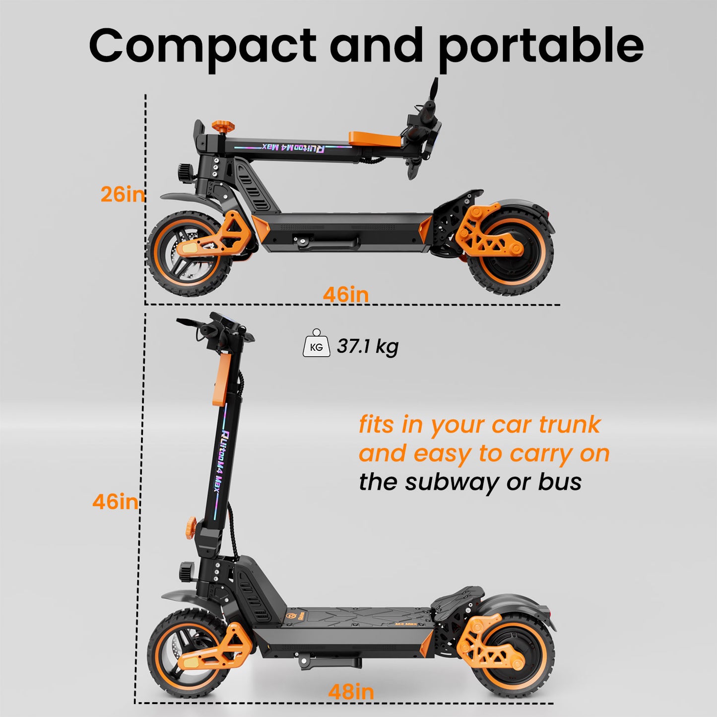 Trottinette électrique pour adulte Ruitoo M4 Max
