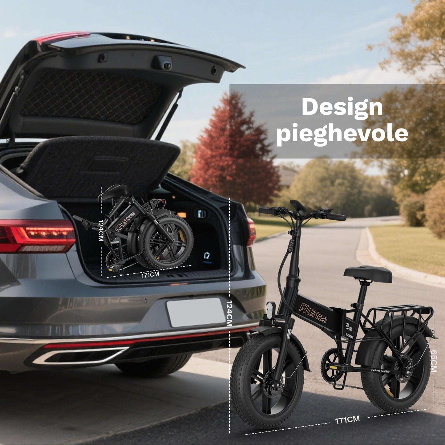 Vélo électrique pliant Ruitoo E20 Pro