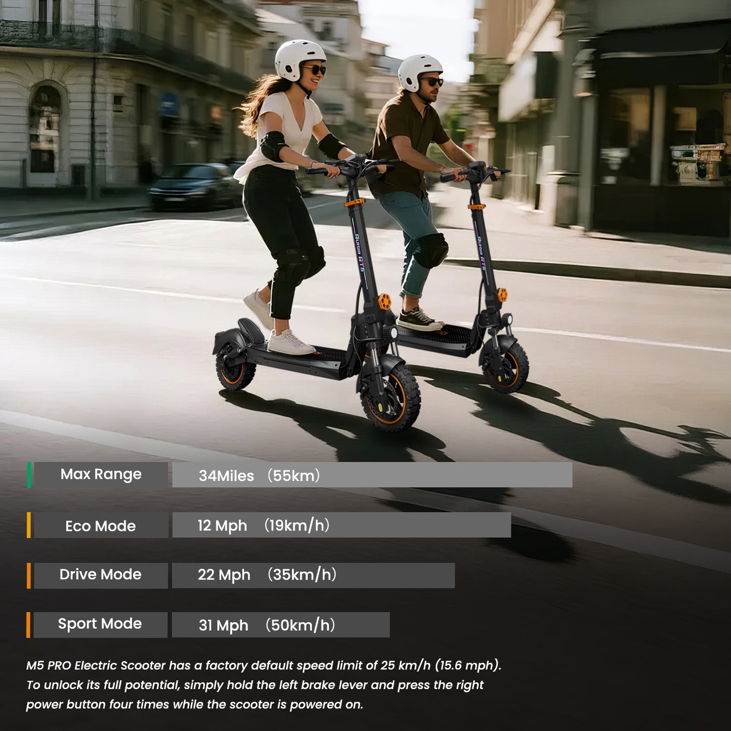 Trottinette électrique pour adultes Ruitoo RT6